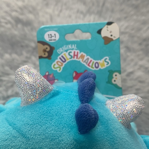 Squishmallows kids Slippers Dragon Blue - Picture 8 of 9